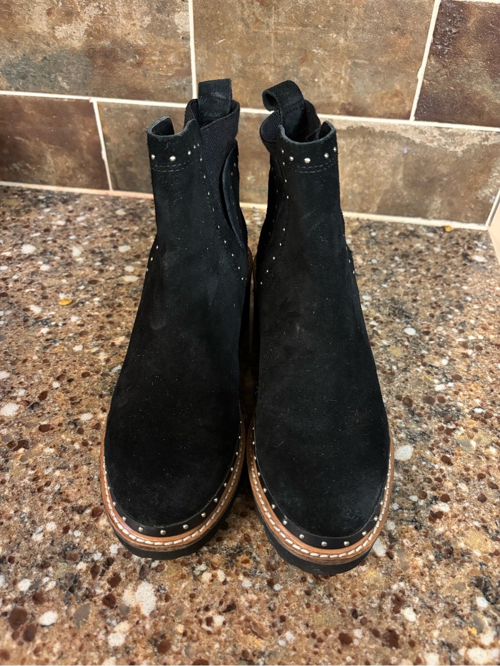 Dolce Vita Studded Chelsea Boots 6.5